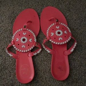 Pink Jack Rogers Jelly Sandals